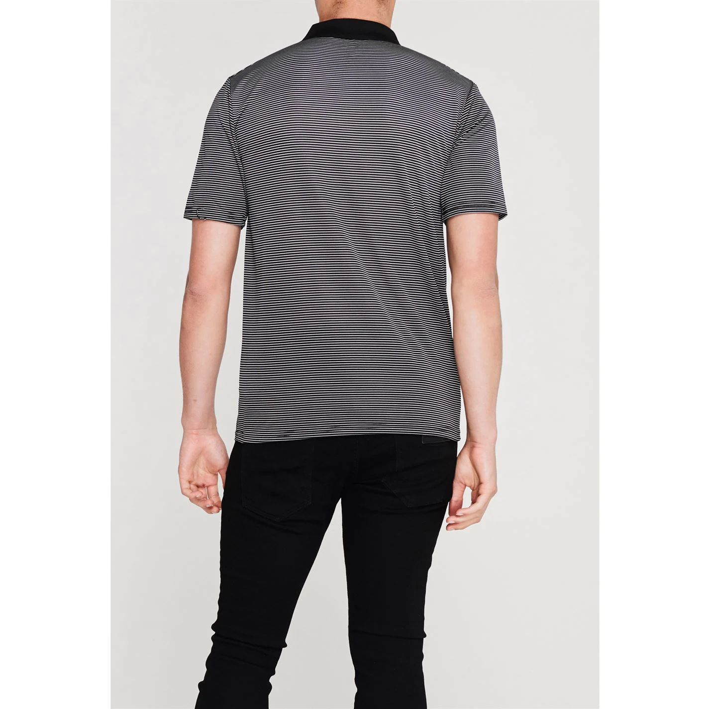 Slazenger Micro Stripe Golf Polo Shirt Mens 3 Slazenger Micro Stripe Golf Polo Shirt Mens - Image 3