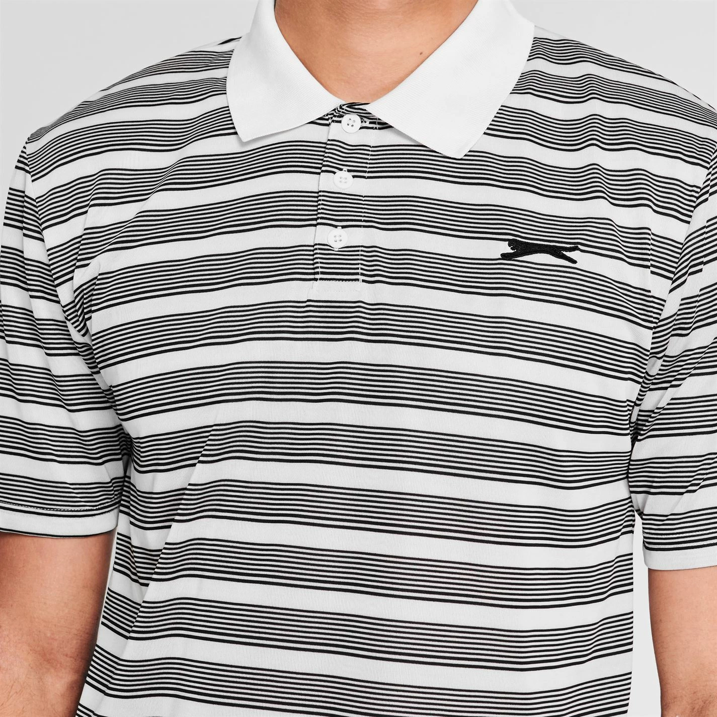 Slazenger Stripe Polo Shirt Mens 4 Slazenger Stripe Polo Shirt Mens - Image 4