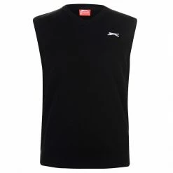 Slazenger V Neck Knitted Pullover Mens