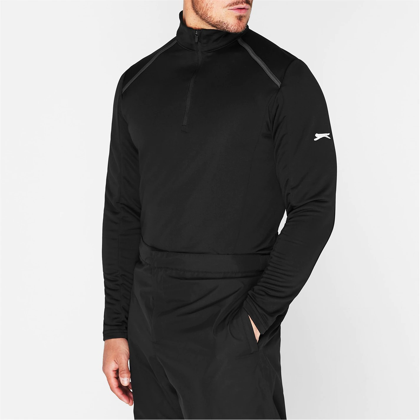 Slazenger Zip Pullover Mens 2 Slazenger Zip Pullover Mens - Image 2