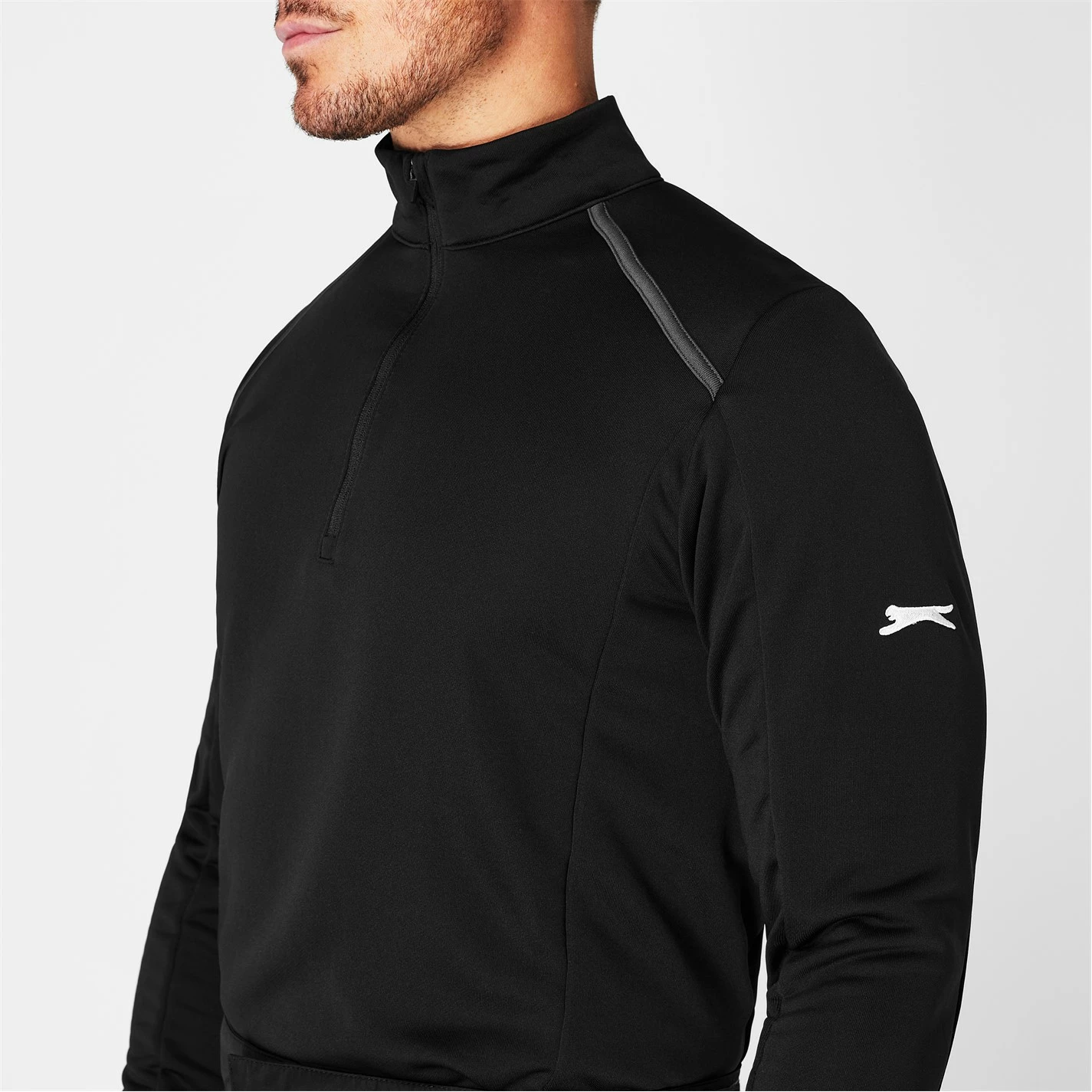 Slazenger Zip Pullover Mens 4 Slazenger Zip Pullover Mens - Image 4