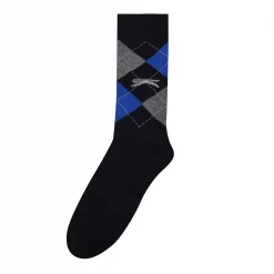 Slazenger Argyle Golf Socks 3 Pack Mens