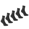 Slazenger 5 Pack Crew Socks Ladies