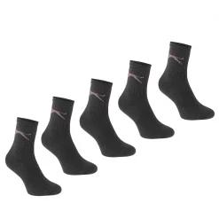 Slazenger 5 Pack Crew Socks Ladies