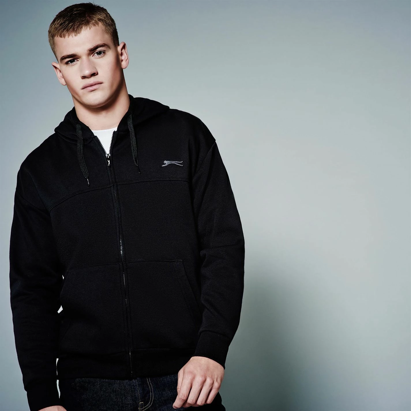 Slazenger Full Zip Hoody Mens 6 Slazenger Full Zip Hoody Mens - Image 6