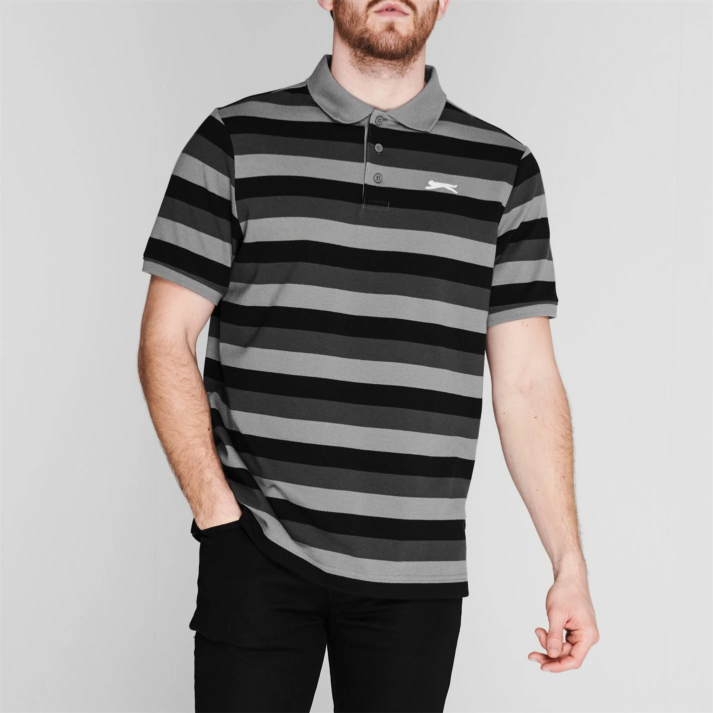 Slazenger Pique Polo Shirt Mens 2 Slazenger Pique Polo Shirt Mens - Image 2