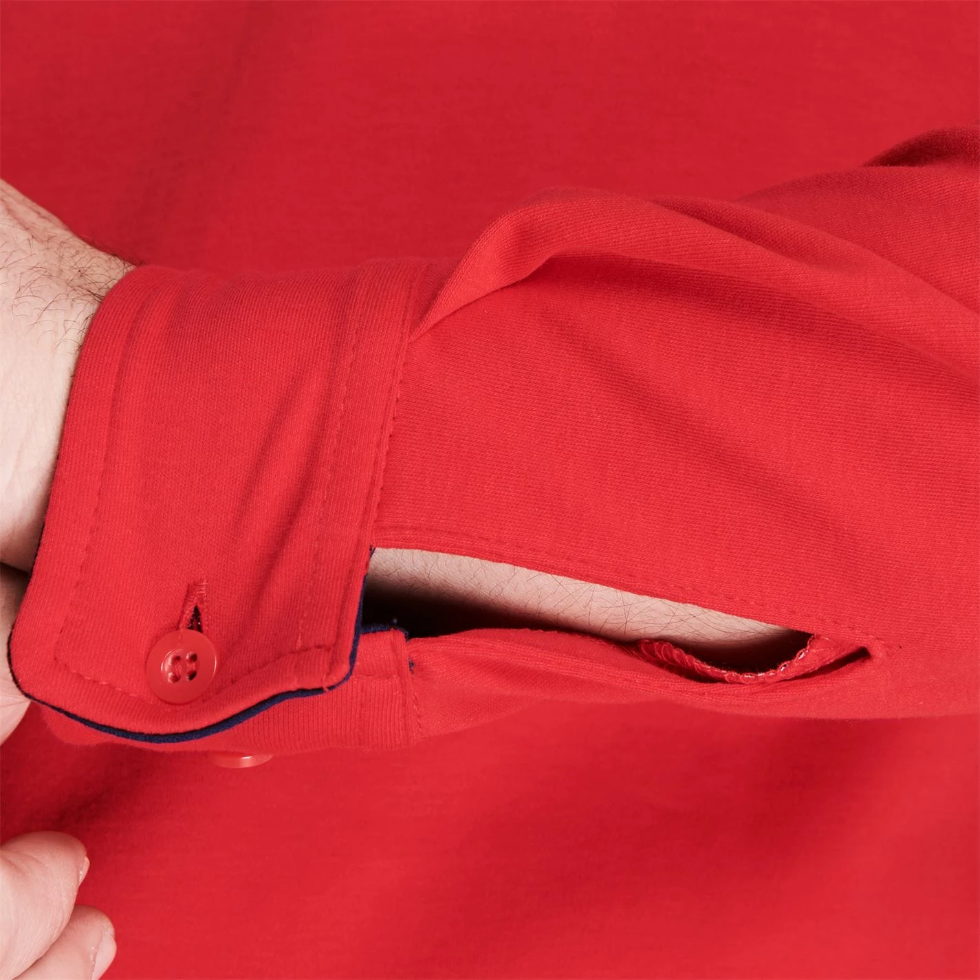 Slazenger Long Sleeve Sport Polo Shirt Mens 4 Slazenger Long Sleeve Sport Polo Shirt Mens - Image 4