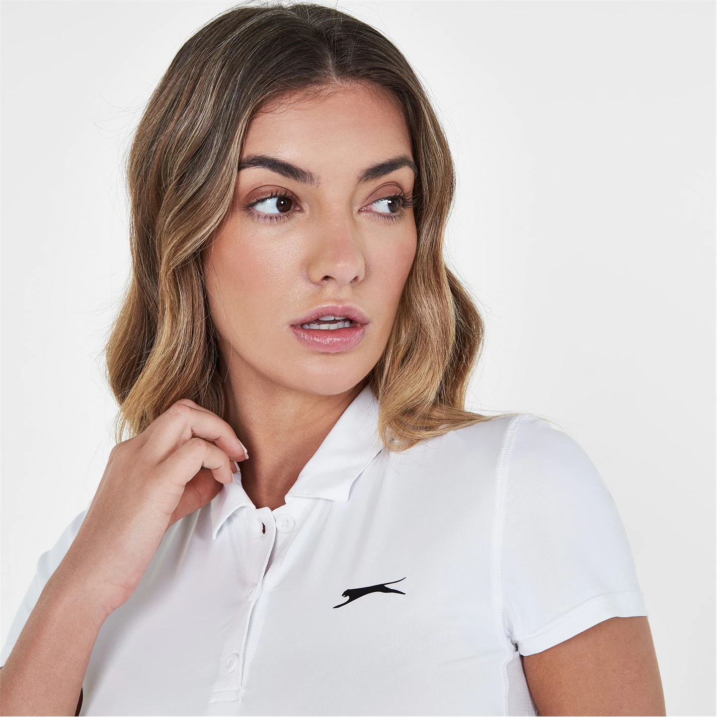 Slazenger Court Polo Shirt Ladies 3 Slazenger Court Polo Shirt Ladies - Image 3
