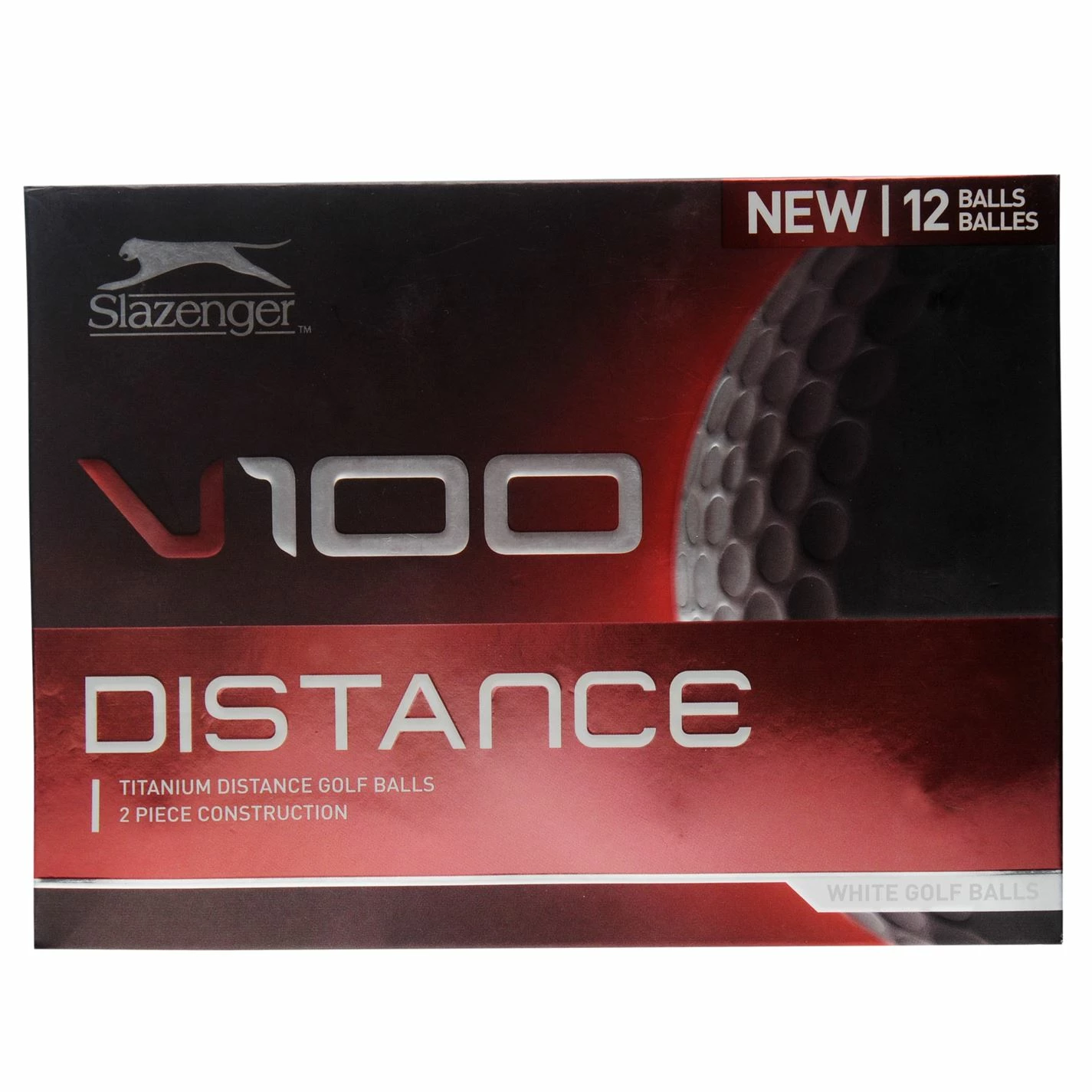 Slazenger V100 Distance Golf Balls 12 Pack 2 Slazenger V100 Distance Golf Balls 12 Pack - Image 2